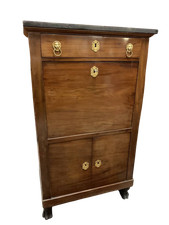 Antico secretaire Retour d'Egypte in legno di mogano epoca XIX secolo