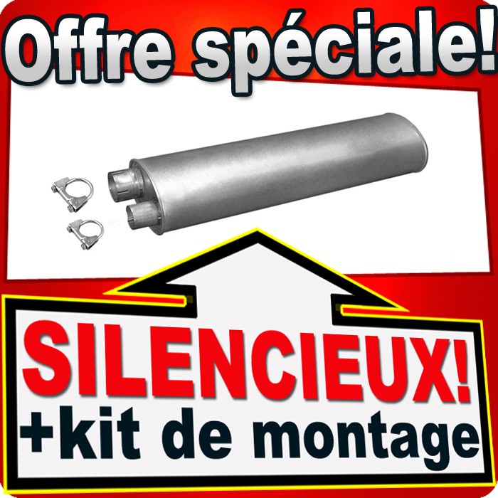Ligne pot d'échappement Mercedes 10-16 T 6-9 silencieux de rechange pour camion