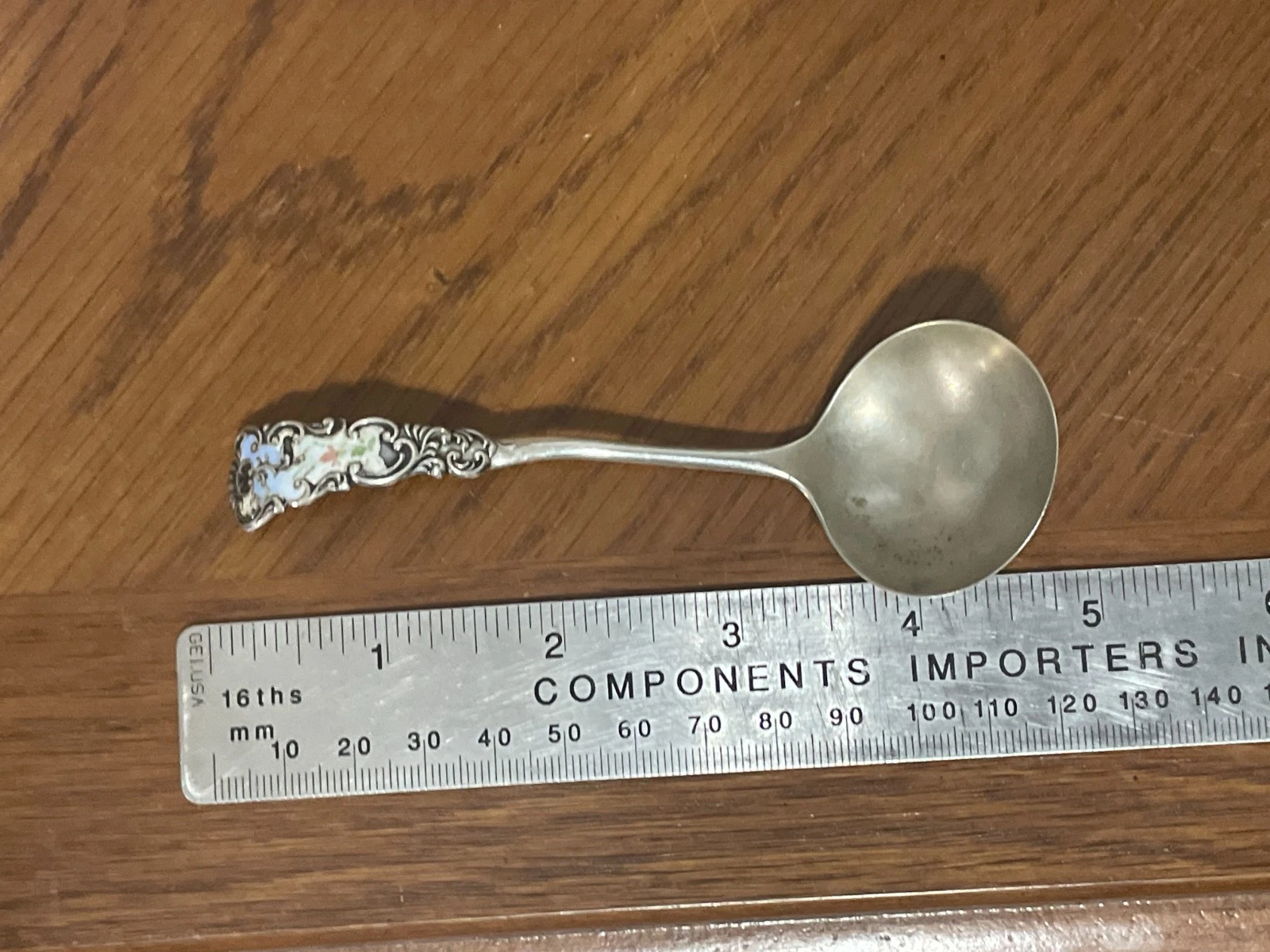 Sterling Enamel Small Sauce Ladle- 15 g