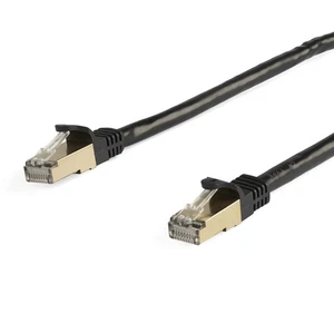StarTech.com 5m CAT6a Câble Ethernet - noir - RJ45 Connecteurs sans faille - CAT6a
