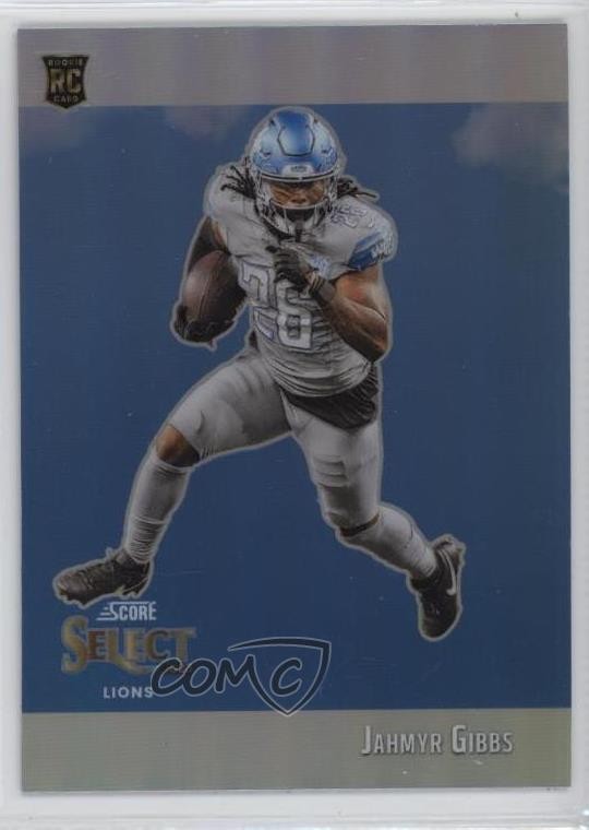 2023 Panini Select Score Throwback Silver Prizm Jahmyr Gibbs #STW-JGI 1op5