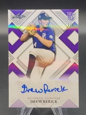 2023 Leaf Perfect Game National Showcase Drew Rerick Auto Purple Prism 1/1
