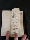 1871 U.S. Navy Officer Pocket Diary! CIVIL WAR VET.