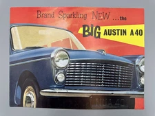 c 1960 Big AUSTIN A40 Auto Advertising Brochure Vintage Automobile England