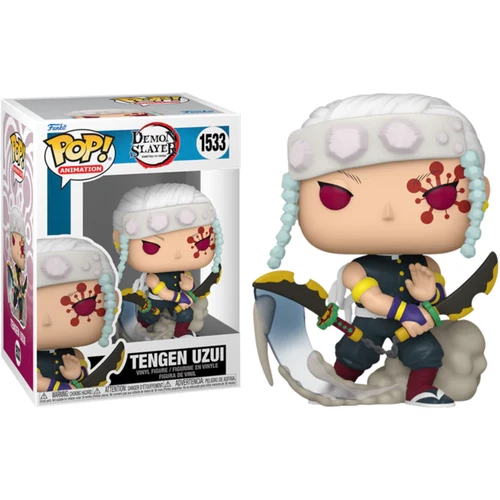 Funko Pop! Animation Demon Slayer - Tengen Uzui with Chase (Styles May Vary)