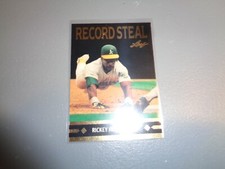 Rickey Henderson 1991 Gold Leaf Rookies Bonus #BC26 MLB Baseball Insert Card HOF