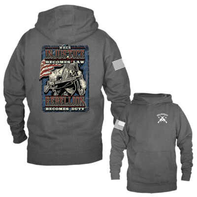 Injustice The Second Amendment Gun Constitution Patriot  Patriotic Hoodie