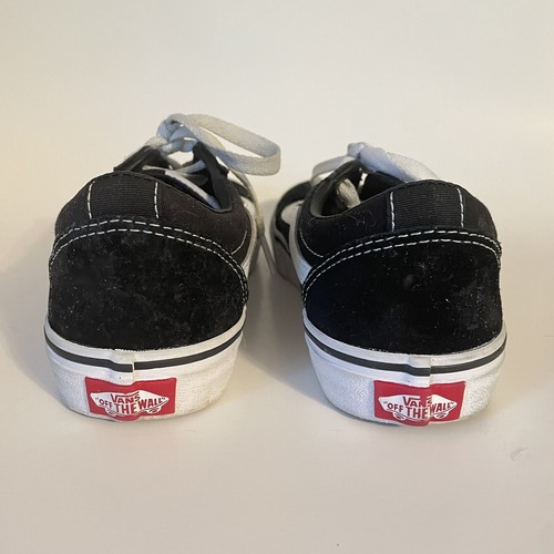 Vans Off The Wall Old Skool 500714 Youth Black Suede/Canvas Low Top Youth 5 - Picture 4 of 8