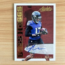 2018 Panini Absolute Jordan Lasley Boss Hoggs #BH-JL Auto Baltimore Ravens