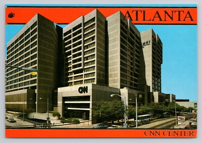 CNN Center Atlanta Georgia Golden Edition Print Postcard
