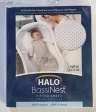 Halo BassiNest Fitted Sheet For Use W/ Halo BassiNest Swivel & Glide Sleeper
