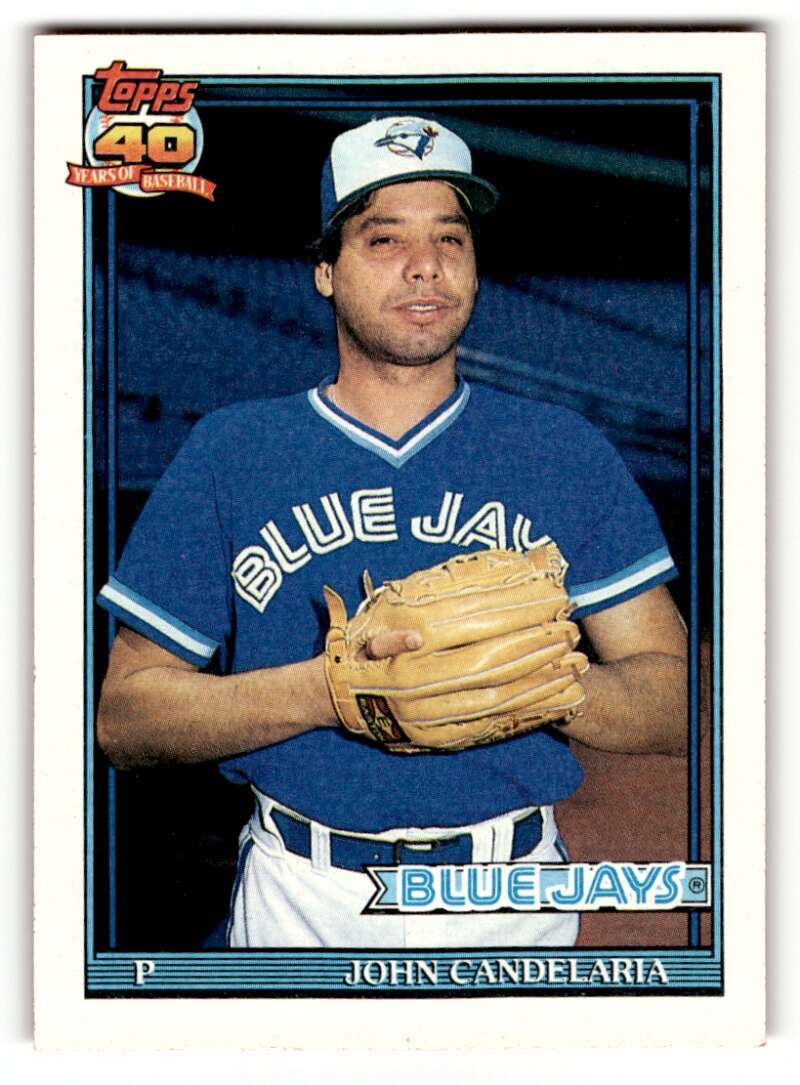 1991 Topps #777 John Candelaria Toronto Blue Jays Baseball Cards
