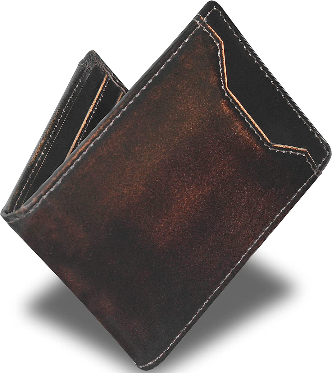 Mens Slim Wallet with Money Clip, Minimalist Bifold Front Pocket