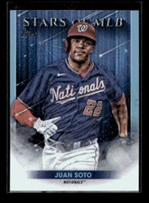 JUAN SOTO 2022 TOPPS SERIES 1 STARS OF MLB FOIL SMLB-23 WASHINGTON NATIONALS A-1