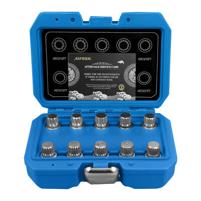 Anti-Theft Wheel Lug Nuts Lock Key Screw Removal Tool Set Fit For VW Audi A2-A8