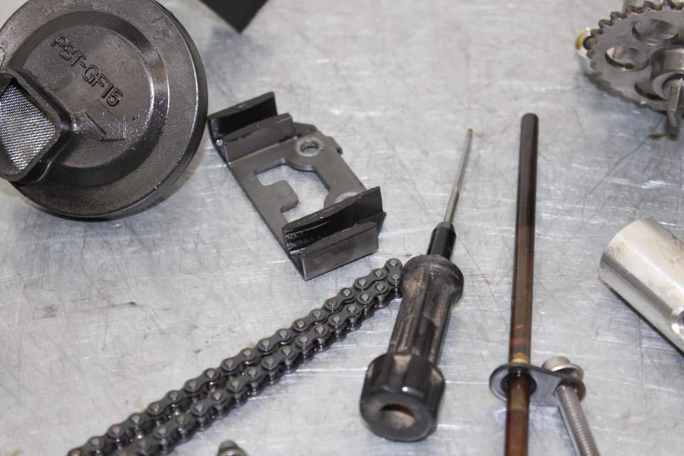 Yamaha YZF R6 2003-2005 06-09 R6S OEM BOMBA DE ACEITE CADENA CÁRTER PICKUP LOTE Foto 4 de 4