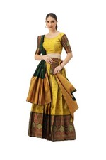 lehenga choli ready to wear half saree silk lehenga for women wedding party wear