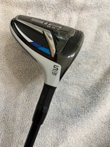 TaylorMade SIM MAX 5 Wood 18* Fujikura Vista Pro 55 Regular RH-Stock Grip V G - Picture 4 of 9