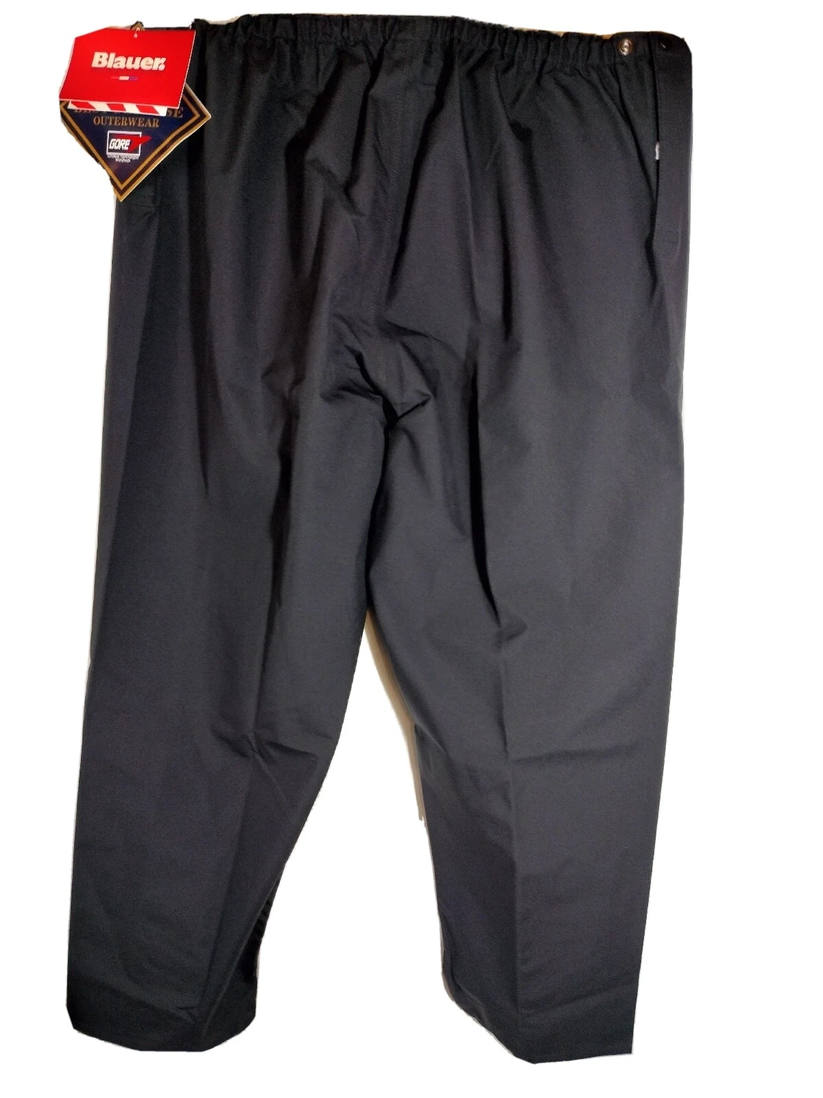 MENS 2X-LARGE LONG BLAUER GORE-TEX SHELL RAIN PANTS FEATHERWEIGHT 9134 BLK XL