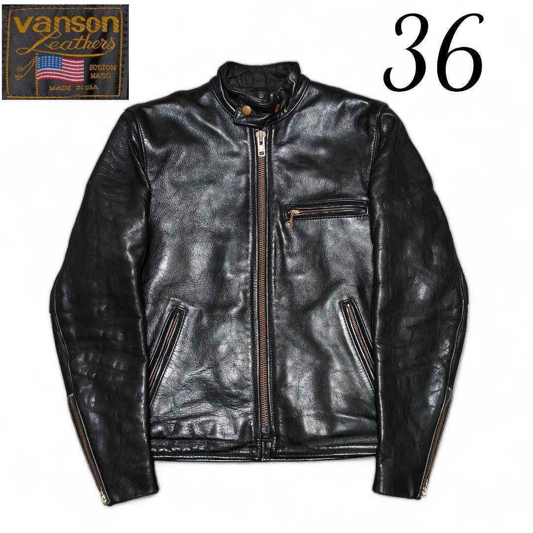 Good Condition Vanson Type B Leather Single Riders Jacket | eBay