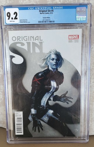 Original Sin 5 CGC 9.2 Gabrielle Dell'Otto 1:50 Emma frost Variant Rare VHTF