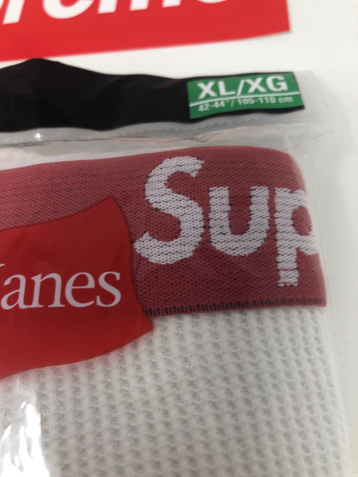 SUPREME x Hanes Thermal Pants (1 Pack) White XL box logo camp cap F/W 18