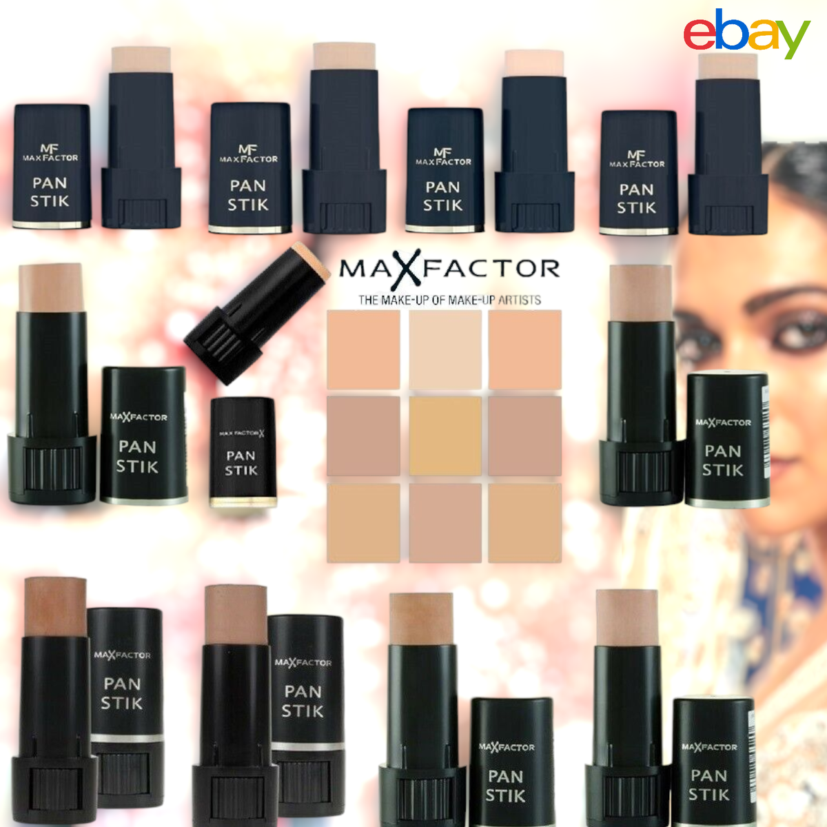 Max Factor Pan Stik Foundation Stick Full Coverage Stick ALL