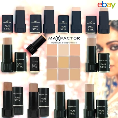 Max Factor Pan Stik Foundation Stick Full Coverage Stick ALL SHADES uk