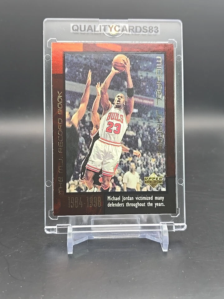 MICHAEL JORDAN 1999 UPPER DECK INSERT CARD WITH CASE NBA CHICAGO BULLS - Image 4 of 4