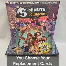 5 Minute Dungeon Board Game - Spin Master - You Choose Replacement Cards 