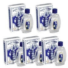 White Flower External Analgesic Balm Oil Pain Relief Oil 20ml/0.676fl Oz 5 Packs