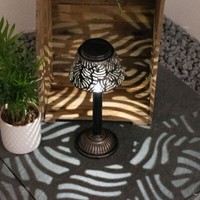 Solarleuchte Tischlampe AußEnlampe Gartendeko Led Steckleuchte Kupfer Erdspieß