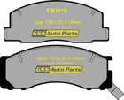 <!--F#f_0-->Budget Front Brake Disc Pads DB1215 DB1215 suits models with Drum rear end only <!--F/-->