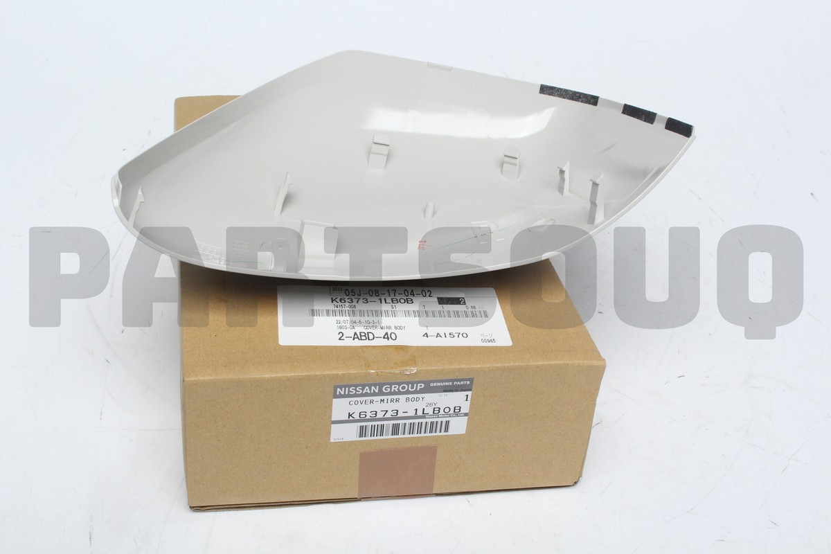 K63731LB0B Genuine Nissan COVER-MIRROR BODY,RH K6373-1LB0B K63731LB0B Genuine Nissan COVER-MIRROR BODY,RH K6373-1LB0B