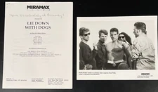 LIE DOWN WITH DOGS 1995 MOVIE PRESS KIT WITH PHOTO RANDY BECKER WALLY WHITE