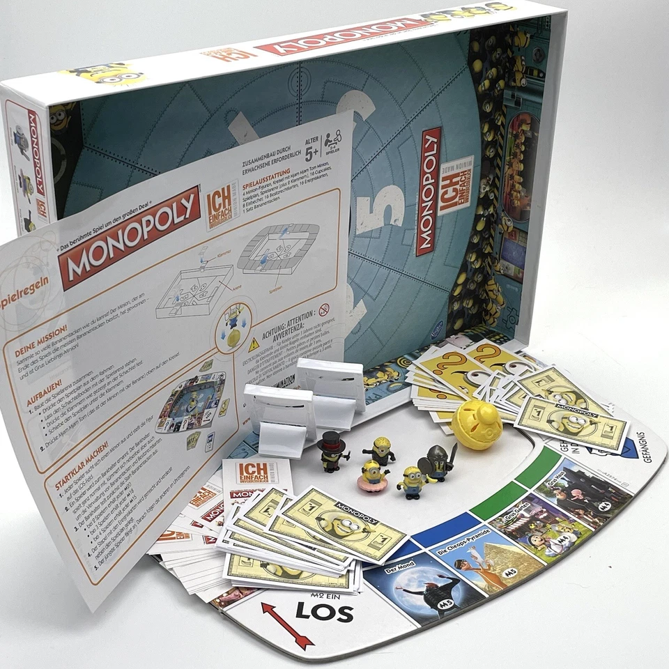 Hasbro Monopoly Ich – Einfach Unverbesserlich | Minions Edition | Brettspiel - Bild 4 von 4