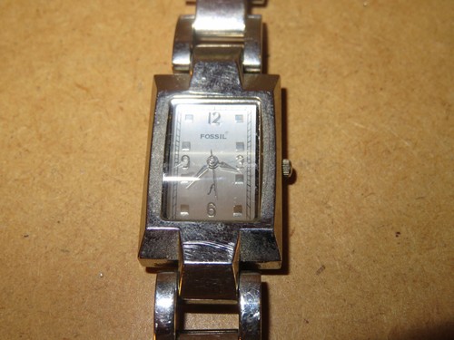 vecchio orologio da donna FOSSIL F2 ES 9120 Solid Stainless Steel vintage  acciai | eBay