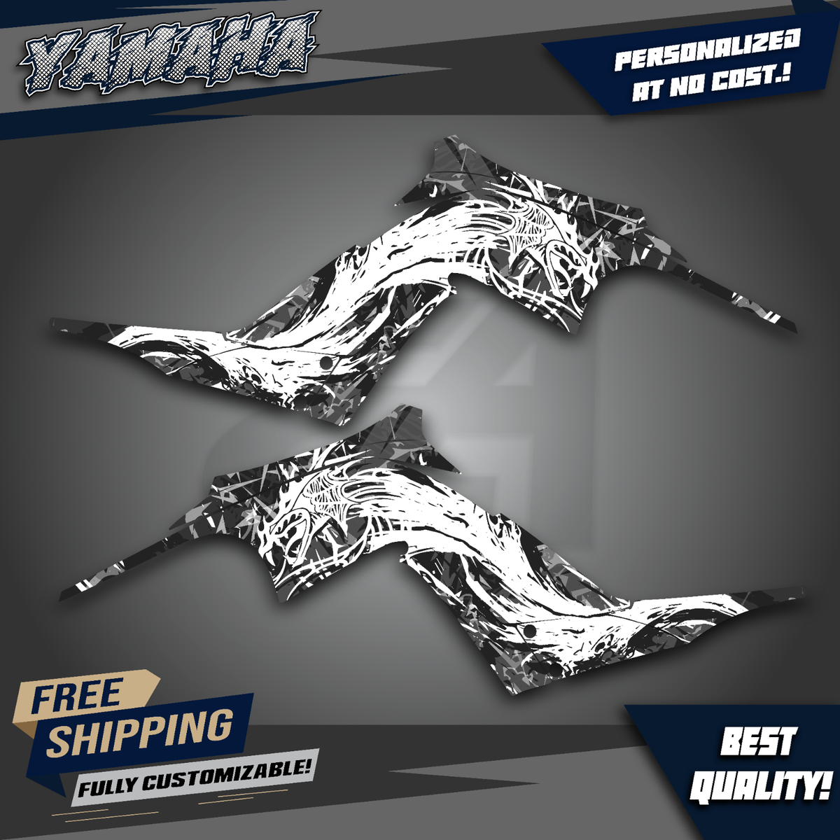 YAMAHA RAPTOR 700 2006-2012 Raptor Kit Graphique Complet Décalcomanies