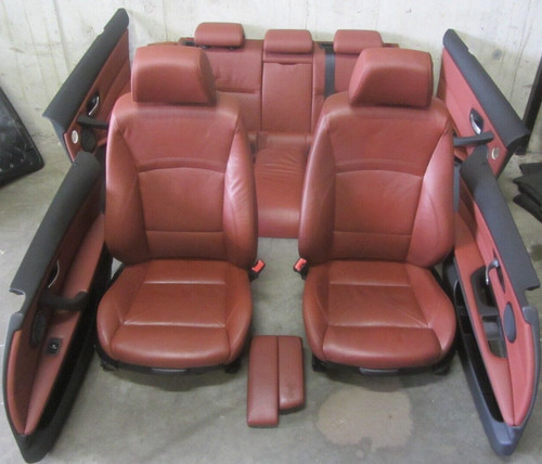 BMW E91 M-Paket  Innausstattung  Sportsitze Lederausstattung Dakota/Rot-Braun