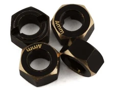 Samix FCX24 Brass Hex Adapter (4) (4mm) [SAMFCX24-4063-4]