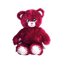 Build A Bear Barbie Teddy Bear Pink Sparkle Stuffed Animal Toy 16" BAB 2018