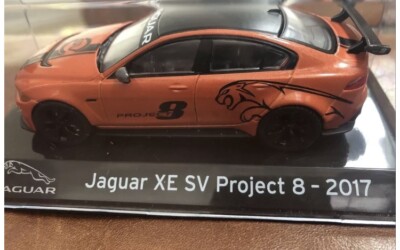 Panini Supercar Collection Jaguar XE SV Project 8 - 2017 New With