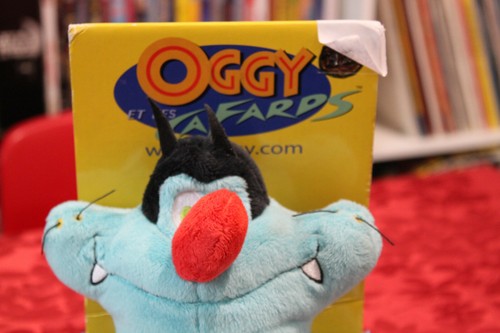 Peluche oggy et les cafards en boite JEMINI 2009 Marc du pontavice - Photo 7/12