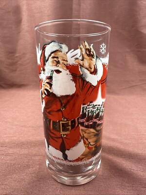 Coca Cola Weihnachtsglas Burger King   