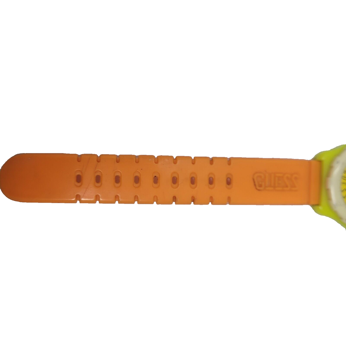 Guess Inc Vintage 1989 Retro Watch Orange Yellow | eBay display picture 2