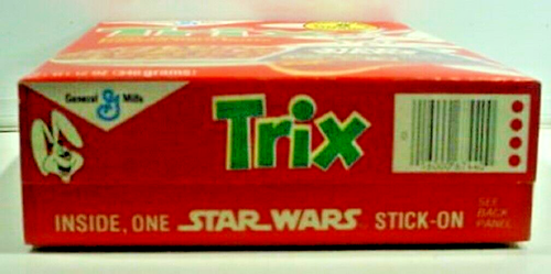 ORIGINAL 1977 STAR WARS TRIX CEREAL BOX-UNFLATTENED-ROBOT STICKON OFFER - Picture 5 of 6