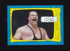 1987 Topps WWF Wrestling Nice Guys Finish Last Jim the Anvil Neidhart #67