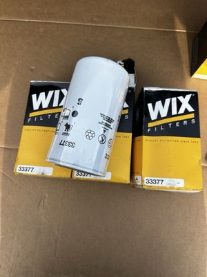 (3) WIX 33377 Spin-On Fuel Filter Heavy Duty Diesel