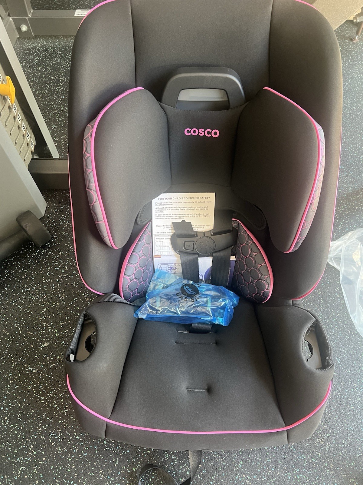 All-in-one convertible car seat for infants and toddlers, unisex