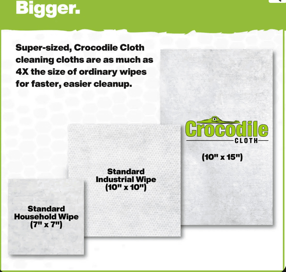 Cloth Garage, Large Cleaning Wipes, for Interior and Degreasing, 90 Count